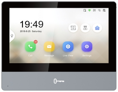7" IP видеодомофон Hikvision DS-KH8350-TE1