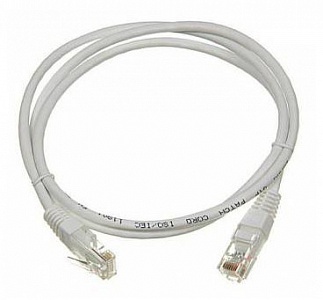 Патч-корд Lanmaster UTP LAN-PC45/U5E-1.0-GY вилка RJ-45-вилка RJ-45 кат.5е 1м серый LSZH