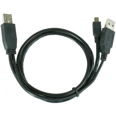 Gembird/Cablexpert CCP-USB22-AM5P-3 USB 2.0 Pro Кабель , 2xAM/miniBM 5P, 0.9м, экран, черный