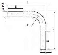 Dkc 6013-25L Поворот на 90° оцинкованный, д.25мм