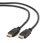 Кабель HDMI Gembird/Cablexpert CC-HDMI4-1M, 1м, v1.4, 19M/19M, черный, позол.разъемы, экран, пакет (CC-HDMI4-1M)