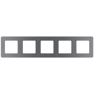 Legrand 673977 Рамка - 5 постов - INSPIRIA - дымчатый