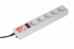 Сетевой фильтр Power Cube B, 5.0м, 5 розеток, серый (SPG-B-15)