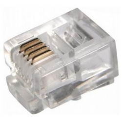 PROconnect (05-1012-3) Разъем телефонный UTP, RJ-14 (6P4C), CAT 3 (100 шт.)