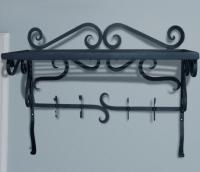 Вешалка Обуховского завода Настенная с полкой