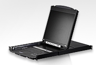 Квм консоль ATEN 19" 16-Port PS/2-USB VGA Dual Rail LCD KVM Switch (CL5816N-ATA-RG)