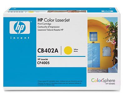 Картридж лазерный HP 642A CB402A желтый (7500стр.) для HP CLJ CP4005