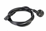 Шнур (кабель) питания с заземлением IEC 60320 C13/EU-Schuko, 10А/250В (3x1,0), длина 3 м. (R-10-Cord-C13-S-3)