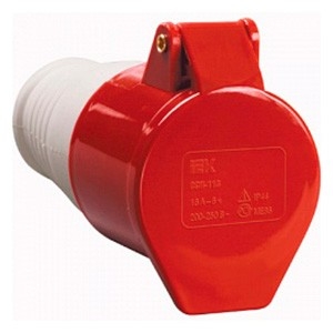Iek PSR22-063-4 Розетка 234 переносная 3Р + РЕ 63А 380В IP54 ИЭК