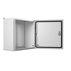 Elbox Электротех. распред. шкаф IP66 навесной (В300*Ш200*Г150) EMW c одной дверью (EMW-300.200.150-1-IP66)