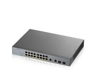 Коммутатор Zyxel NebulaFlex Pro GS1350-18HP-EU0101F 16G 16PoE+ 250W управляемый
