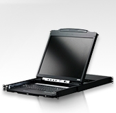Квм консоль ATEN 19" Dual Rail LCD Console (PS/2-USB, VGA) (CL5800N-ATA-RG)