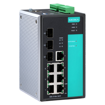 Управляемый коммутатор 7 x 10/100BaseTX, 3 x Gigabit SFP (оптика)