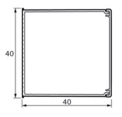 Мини-канал 40x40мм METRA Legrand 638196
