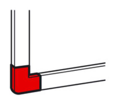 Плоский угол 40x40 мм METRA Legrand 638183