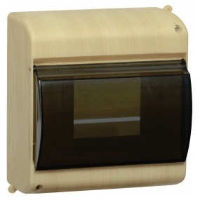 IEK MKP42-N-06-30-09-S Бокс с прозр.крышкой КМПн 2/6 для 6-х авт.выкл. (Сосна)