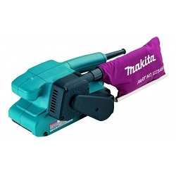 Makita 9910K Ленточная шлифовальная машина [9910K] {650Вт,76х457мм,270м\м,2.6кг,чем,п\сборник}