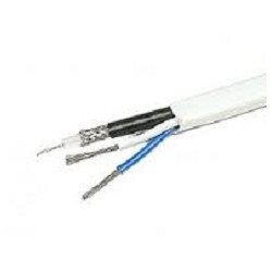 PROCONNECT (01-4108) Кабель KBK-B-2 + 2х0,75мм2 (CCA), (96), 200м., серый/белый (одножильный РК-75-2-12)