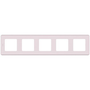 Legrand 673974 Рамка - 5 постов - INSPIRIA - розовый