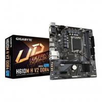 Материнская плата GIGABYTE H610M H V2, LGA1700, H610, 2*DDR5, 4*SATA, 1*M.2, 2*USB 3.2, 4*USB 2.0, 1*PCIx16, 1*PCIx1, D-Sub+HDMI, mATX (H610M H V2)