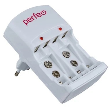 Perfeo PF_B4048 зарядное устройство PF-VN-421 Ni-MH/CD, 220V, 4 слота, AA/AAA/9V, таймер