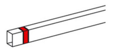 Накладка на стык 24x14мм METRA Legrand 638136