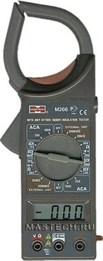 Клещи токоизмерительные Mastech M266
