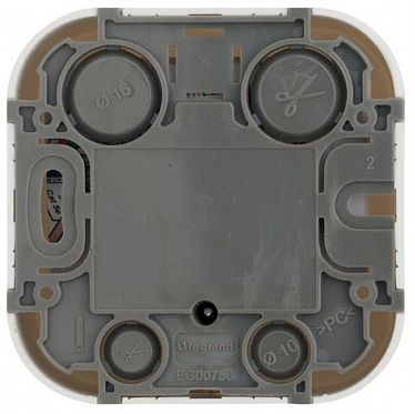 Розетка телефонная Legrand Quteo (782214) откр. белый