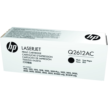 Картридж лазерный HP Q2612AC черный (2000стр.) для HP LJ 1010/1012/1015/1018/1020/1022 (техн.упак)