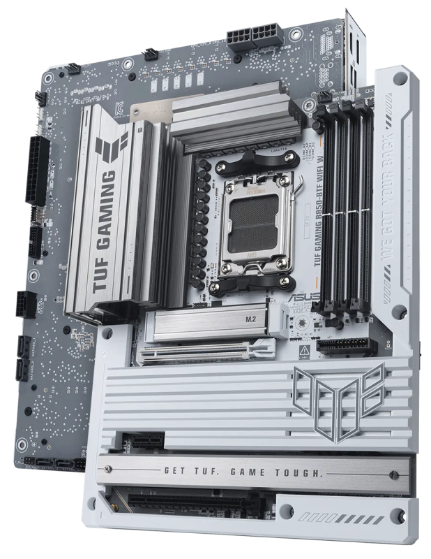ASUS TUF GAMING B850-BTF WIFI W: революция в дизайне материнских плат