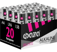 Элемент питания LR 6 (AA) алкалиновая, уп. 20 шт. Alkaline Pack-20