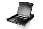 Квм переключатель ATEN 19" 1-Local/Remote Share Access 16-Port Multi-Interface Cat 5 Dual Rail LCD KVM over IP switch (KL1516AIN-AXA-RG)
