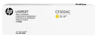 Cartridge HP 827A для CLJ MFP M880z, желтый (32 000 стр.) (белая упаковка) (CF302AC)