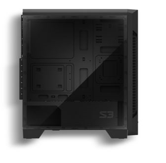 Корпус ZALMAN S3, ATX, BLACK, WINDOW, 2x3.5", 2x2.5", 2xUSB2.0, 1xUSB3.0, REAR 1x120mm (S3)