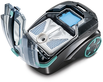 Пылесос моющий Thomas DryBOX Amfibia Family 1700Вт черный/голубой