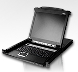 Квм консоль ATEN 19" 8-Port PS/2-USB VGA Single Rail LCD KVM Switch (CL5708N-ATA-RG)