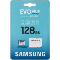 Флеш карта microSD 128GB SAMSUNG EVO PLUS microSDXC Class 10, UHS-I, (SD адаптер) 160MB/s