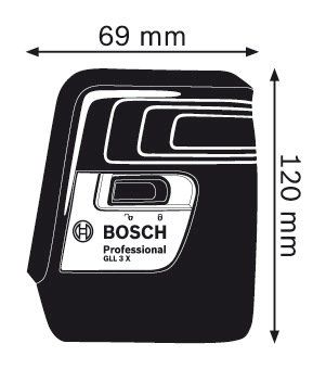 Лазерный нивелир Bosch GLL 3 X Professional