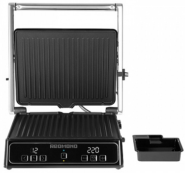 Электрогриль Redmond SteakMaster RGM-M809 2000Вт черный/серебристый