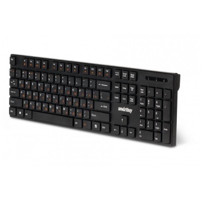 Клавиатура беспроводная мультимедийная Smartbuy ONE 238 USB черная (SBK-238AG-K)/20