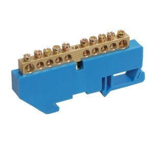 Iek YNN10-812-14D-K07 Шина N "ноль" на DIN-изол ШНИ-8х12-14-Д-С ИЭК