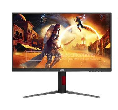 МОНИТОР 27" AOC U27G4 Black с поворотом экрана (4K, IPS, 3840x2160, 160Hz, 1 ms, 178°/178°, 450 cd/m, 1000:1, +2xHDMI 2.