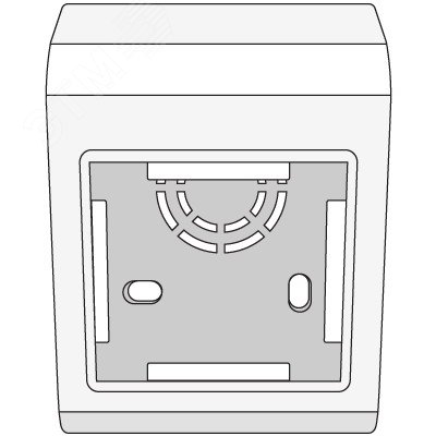 Dkc 10013 PDM Коробка монтажная под 2 модуля 45X45 мм