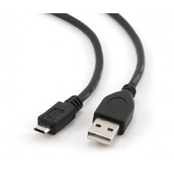 Gembird/Cablexpert CCP-mUSB2-AMBM-0.5M Кабель USB 2.0 Pro , AM/microBM 5P, 0.5м, экран, черный, пакет
