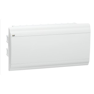 IEK_MKP82-V-18-WD-41-10_Бокс ЩРВ-П-18 модулей встраив.пластик IP41 PRIME белая дверь