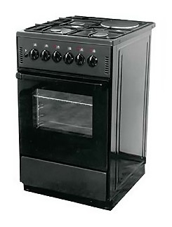 Плита Комбинированная Лысьва ЭГ 1/3г01-2у коричневый