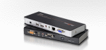 Удлинитель ATEN USB VGA/Audio Cat 5 KVM Extender with Deskew (1280 x 1024@300m) (CE770-AT-G)