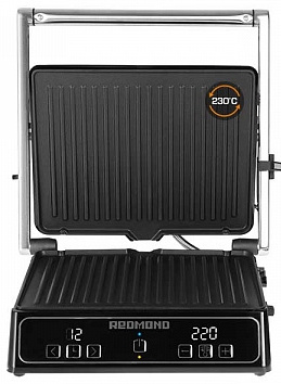 Электрогриль Redmond SteakMaster RGM-M809 2000Вт черный/серебристый
