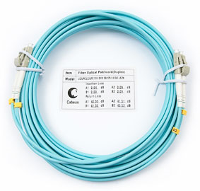 Cabeus FOP-50-LC-LC-5m Шнур оптический duplex LC-LC 50/125 mm OM3 5м LSZH (FOP-50-LC-LC-5m)