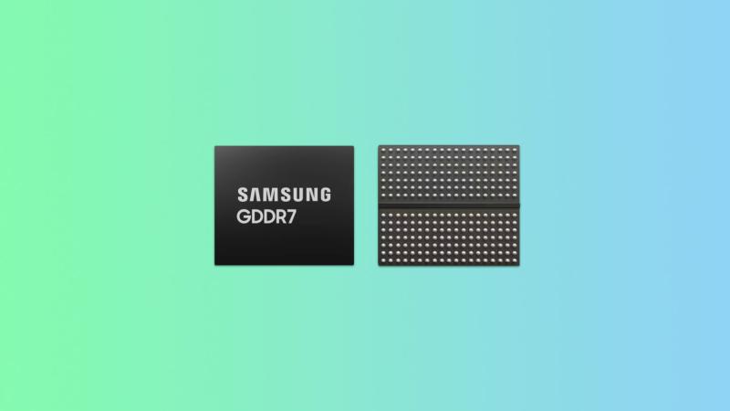  Samsung анонсировала выпуск своих первых модулей памяти стандарта GDDR7 для графических карт RTX 50xx.